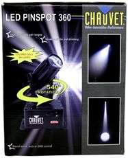 Chauvet Lighting LED PINSPOT 360 Rotating, Panning Pinspots, 540 