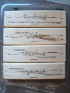 Stampin Up U Pick rubber stamp sets, many hard to find! Lots to choose 