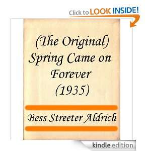   on Forever (1935) Bess Streeter Aldrich  Kindle Store