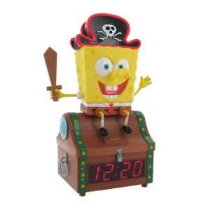 Exclusive Nickelodeon SpongeBob Treasure Chest Clock Radio By EMERSON