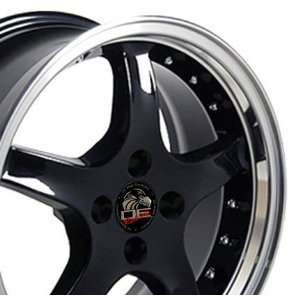 Cobra R 4 Lug Deep Dish Style Wheel with Rivets and Machined Lip Fits 