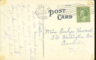 Description  Vintage Postcard (PC). Yawkey Park, Wausau, Wisconsin 