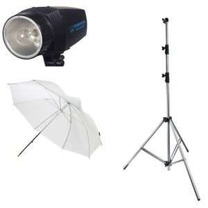  Dorr Basic Flash Kit   2x 120 Watt Heads 2x Umbrellas 2x 