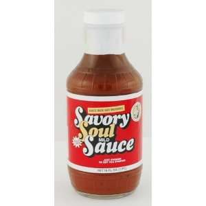 Savory 16 Oz Soul Mild Sauce Grocery & Gourmet Food