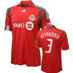 Nana Attakora 2009 Game Used Jersey: Toronto FC #3 Short Sleeve Home 