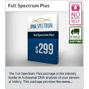  Full Spectrum Plus DNA Test (Autosomal Male & Female 