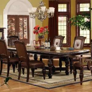    World Imports Cambria Dining Table 903 48: Furniture & Decor