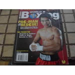 : 2006 World of Boxing Summer Issue Pac man Pacquio on Cover Magazine 