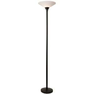  Worland 1 Light Floor Lamp Black  21: Home Improvement