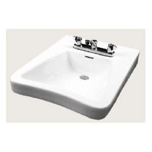 GERBER 8 Centers Wheelchair Ledge Wall Hung Lavatory 001246825 Bone