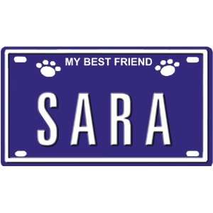 SARA Dog Name Plate for Dog House. Over 400 Names Availaible. Type in 