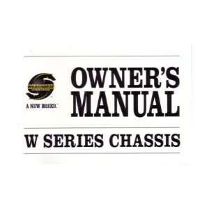  2006 WORKHORSE W SERIES Chassis Owners Manual: Automotive