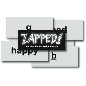    Zapped! Alphabet Letters and Antonyms   Cards Only: Toys & Games