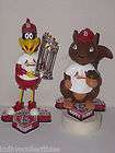   HAPPY FLIGHT Cardinals Mascot Bobble Head Set 2011 WS Champs Trophy