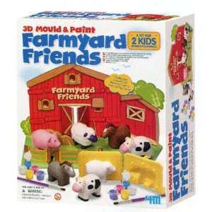  Farmyard Friends Mould & Paint Kit 