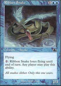 Ribbon Snake X4 (Prophecy) MTG  