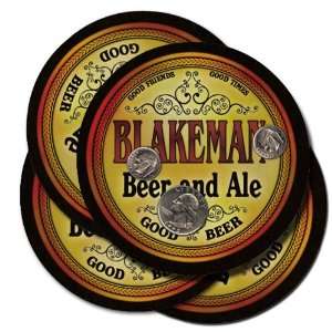  BLAKEMAN Family Name Beer & Ale Coasters: Everything Else