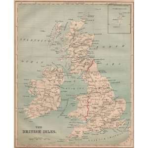  Ivison, Blakeman & Taylor 1883 Antique Map of the British 