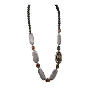  Womens Anipay Seed Natural Stone Wood Fashion Necklace 