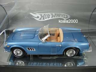 HOT WHEELS FERRARI 250 GT CALIFORNIA ~ 1:18 SCALE CAR  