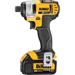 Dewalt DCF885L2 20V MAX* Lithium Ion 1/4 Impact Driver Kit (3.0Ah 