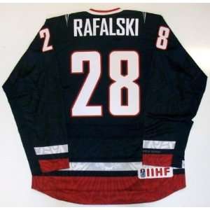   Rafalski 2010 Team Usa Real Nike Jersey Red Wings