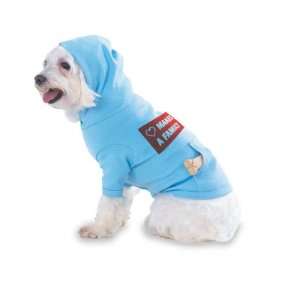 MAKES A FAMILY Hooded (Hoody) T Shirt with pocket for your Dog or Cat 