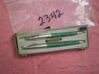 SHEAFFERS PEN AND PENCIL SET IN PLASTIC CASE:2342  