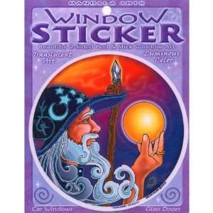  4.5 Double Sided Colorful Wizard Magic Window Sticker by 