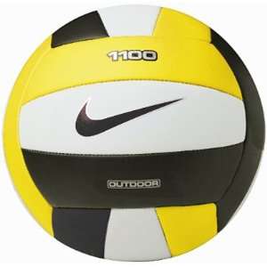  NIKE 1100 Soft Set Outdoor Volleyball YELLOW/BLACK/WHITE 8 