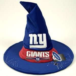 NEW YORK GIANTS OFFICIAL LOGO HALLOWEEN WITCH HAT:  Sports 