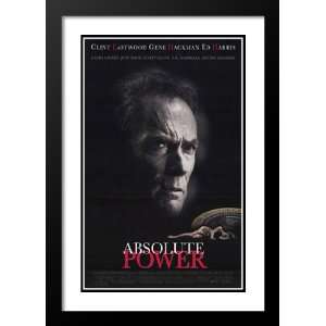 Absolute Power 32x45 Framed and Double Matted Movie Poster   Style A 