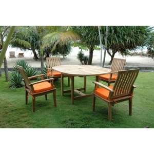   Oval Extension Table Set and Brianna Armchair Patio, Lawn & Garden