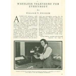    1912 William Dubilier Wireless Telephone System: Everything Else