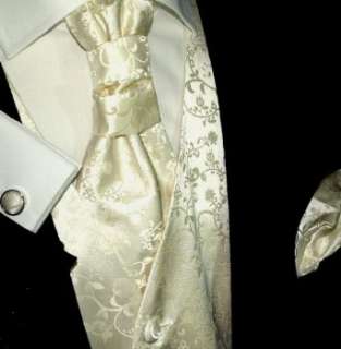  Paul Malone Wedding Vest Set Champagne 5pcs Tuxedo Vest 