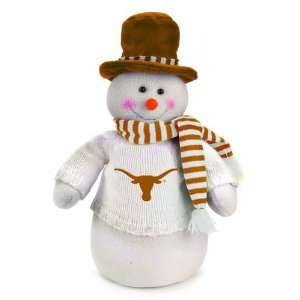   Texas Longhorns Snowman Decoration Dressed for Winter: Home & Kitchen