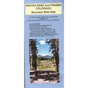  Winter Park and Fraser Colorado Mountain Bike Map Sports 