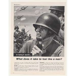  1962 Army Combat Arms Program Feel Like A Man Soldiers 