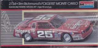   Richmond Folgers Monte Carlo Aerocoupe 1/24th Plastic Model Kit #2734