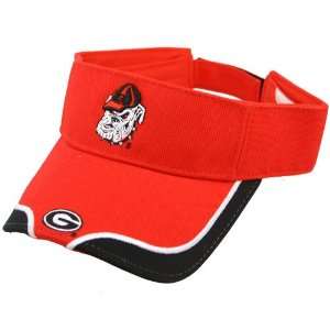 Georgia Bulldogs Red Wing Tip Visor:  Sports & Outdoors