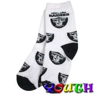    Oakland Raiders Infant Logo Socks (White): Sports & Outdoors