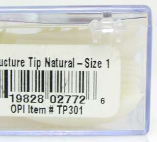 OPI Structure Perfect Foundation Acrylic Nail Tips Natural 50 Count 