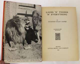 CIRCUS BOOK LIONS N TIGERS N EVERYTHING, COOPER 39  