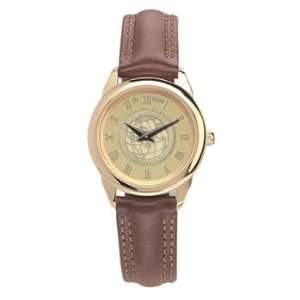   University of Utah   Ladies 18K Gold 5M Watch Brown: Sports & Outdoors