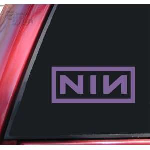  Nine Inch Nails Vinyl Decal Sticker   Lavender: Automotive