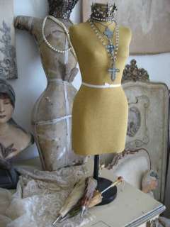 OMG Old Vintage Petite HALF SCALE Display DRESS FORM Woman Table Top 