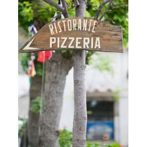  Pizzeria Sign, Positano, Amalfi Coast, Campania, Italy 
