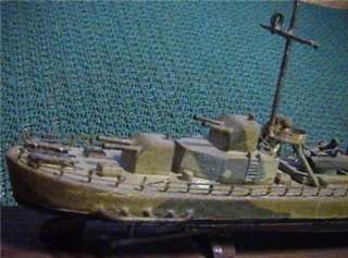   DESTROYER HAND MADE WOOD SHIP MODEL COPPER? RIGGING WORLD WAR VGC