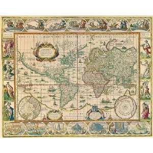  Willem Janszoon Blaeu   Map Of The World Gouttelette: Home 