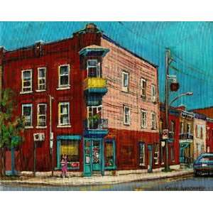   16x24 inches   WILENSKYS FAIRMOUNT AND CLARK MONTREAL